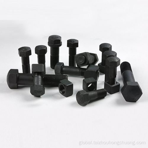 Black Track Bolts Black 8.8 Grade High Strength Plow Track Bolts Factory